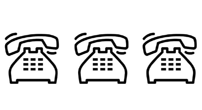 Incoming call routing icon